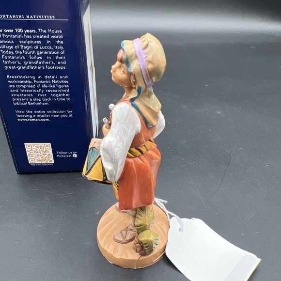 Fontanini Jareth Drummer Boy Heirloom Nativity Village 5" 1989 55103 Italy - Picture 4 of 8